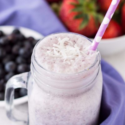 Double Berry Protein Smoothie