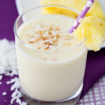 Pineapple Coconut Smoothie – Low Calorie