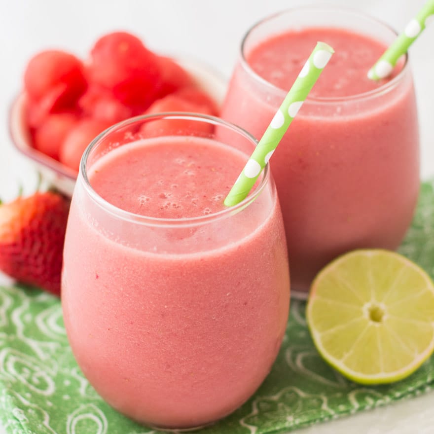 Watermelon Strawberry Smoothie Recipe Dairy And Gluten Free