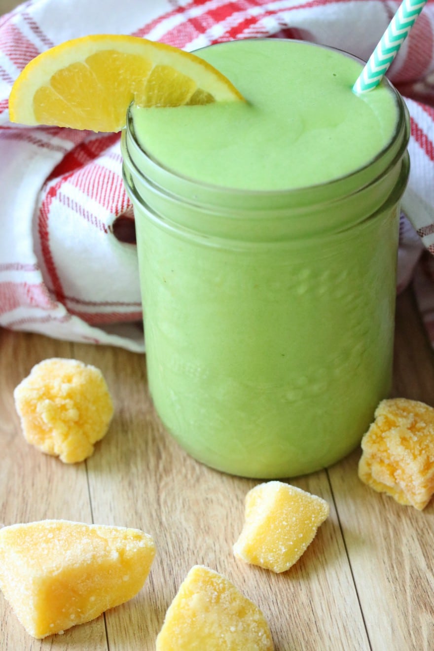 Orange Mango Green Smoothie