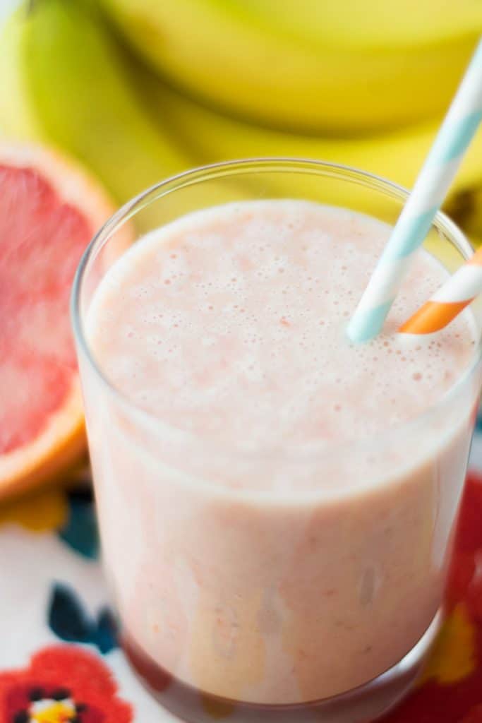 Grapefruit Banana Smoothie Daily Smoothie