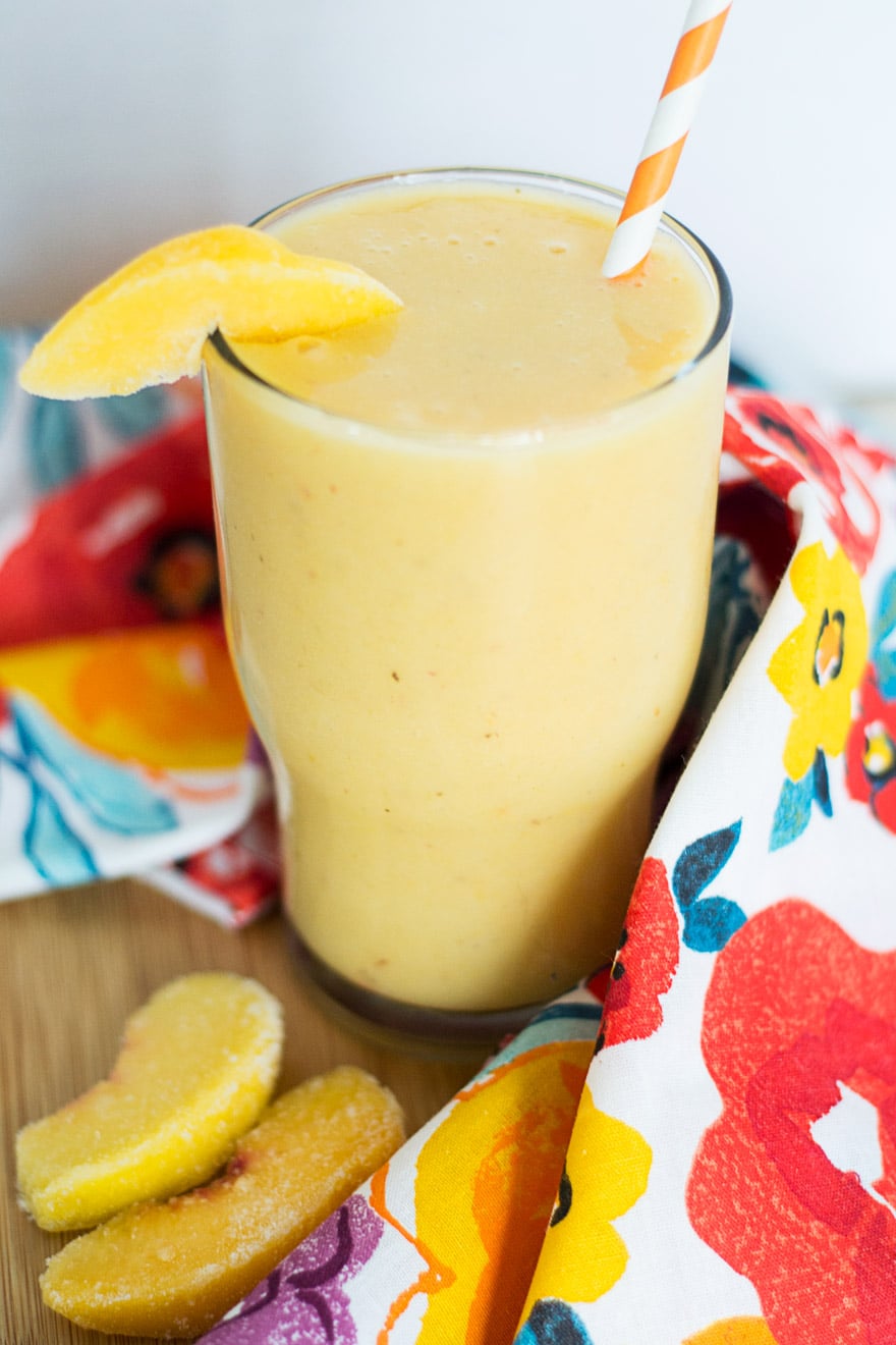 Creamy Peach Smoothie with Yogurt - Daily Smoothie