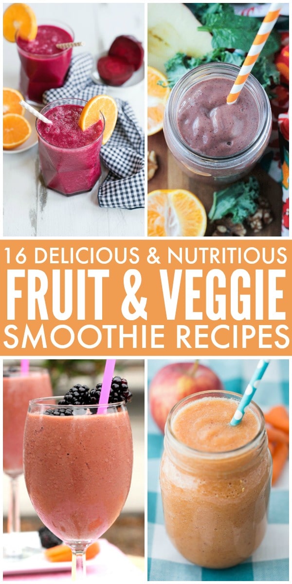 fruit and veggie smoothie