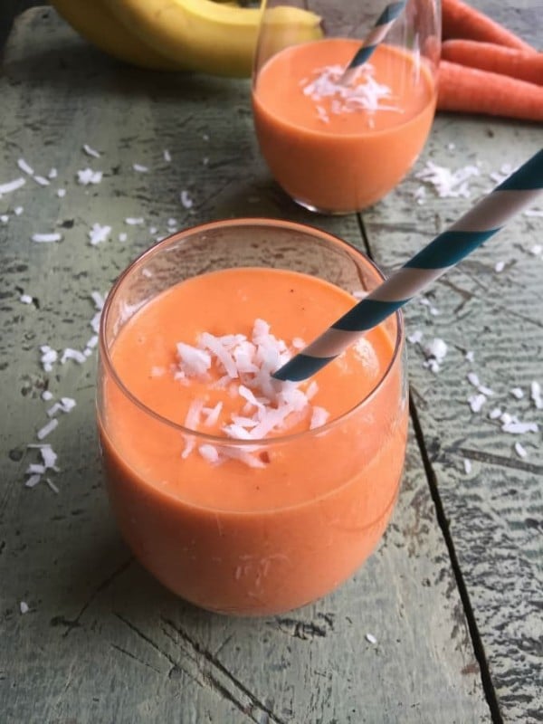 coconut carrot smoothie
