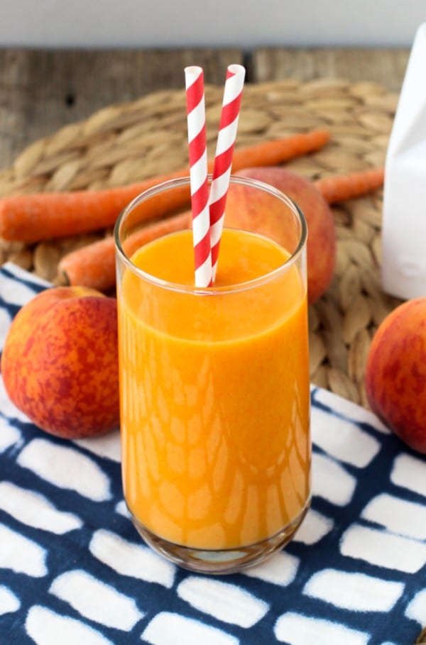 power peach mango smoothie