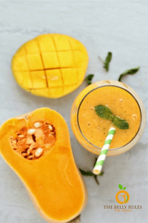 tropical butternut squash smoothie