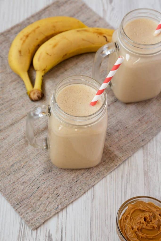 peanut butter banana smoothies